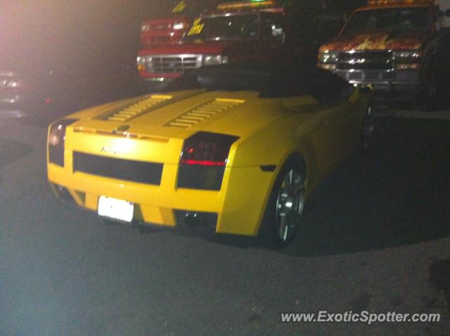 Lamborghini Gallardo spotted in Sewell, NJ, United States