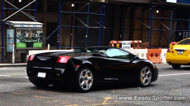 Lamborghini Gallardo spotted in New York, New York