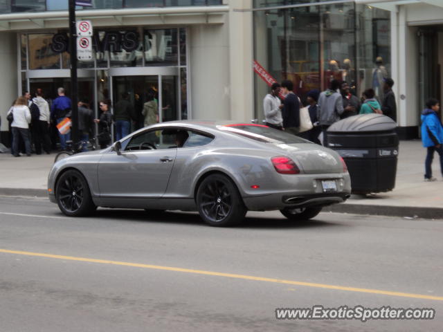 Bentley Continental spotted in Toronto, Ontario, Canada