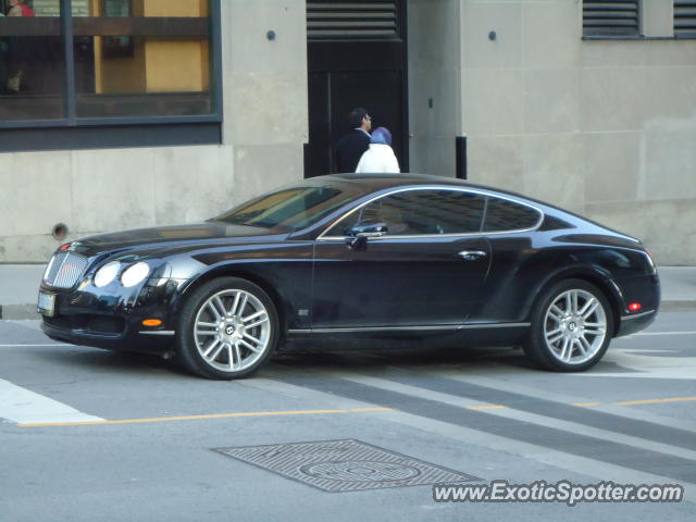 Bentley Continental spotted in Toronto, Ontario, Canada