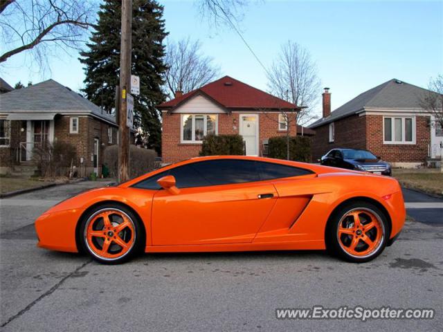 Lamborghini Gallardo spotted in Toronto, Canada