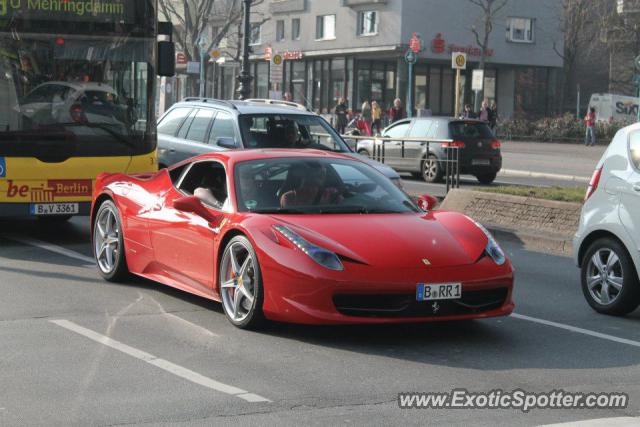 Ferrari 458 Italia spotted in Berlin, Germany