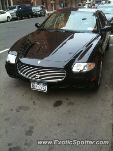 Maserati Quattroporte spotted in Manhattan, New York