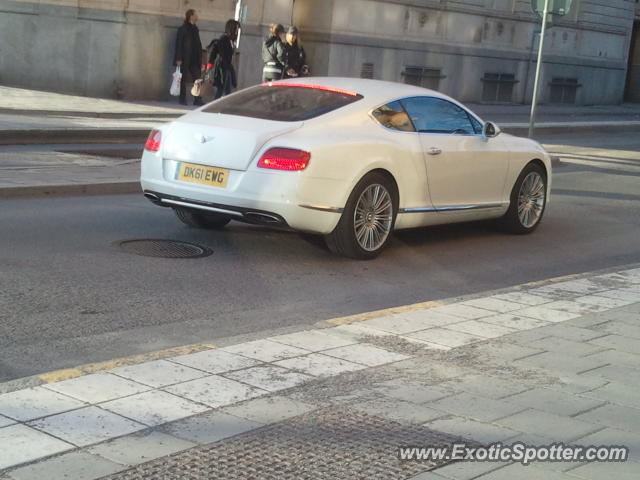 Bentley Continental spotted in Stockholm, Sweden