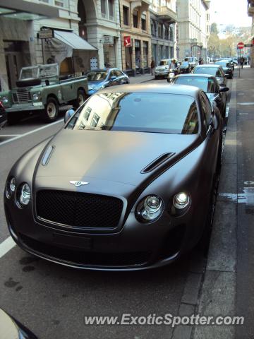 Bentley Continental spotted in Zurich, Switzerland