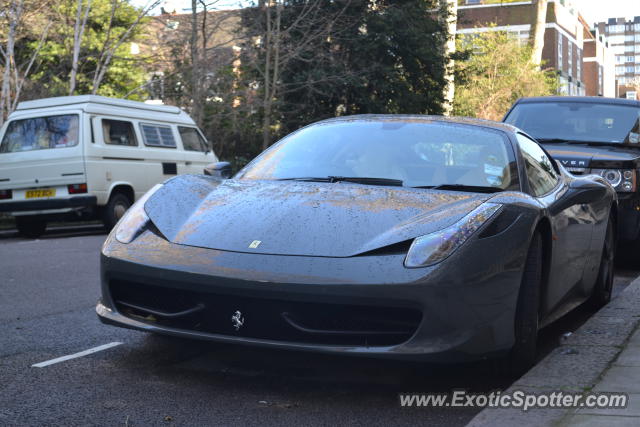 Ferrari 458 Italia spotted in London, United Kingdom