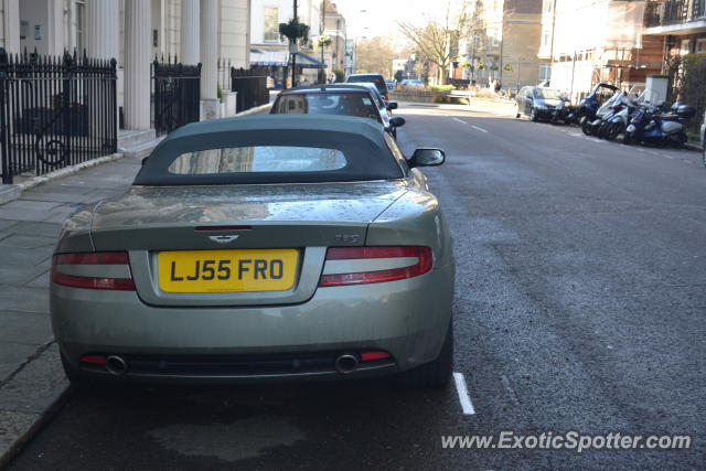 Aston Martin DB9 spotted in London, United Kingdom