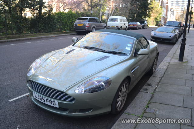 Aston Martin DB9 spotted in London, United Kingdom