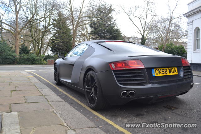 Audi R8 spotted in London, United Kingdom