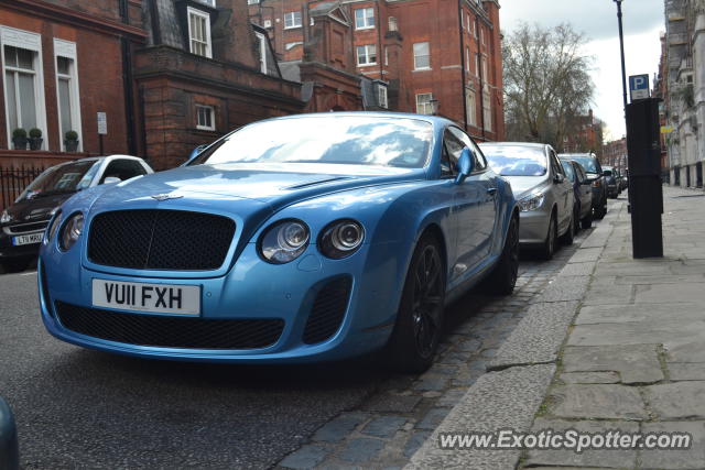 Bentley Continental spotted in London, United Kingdom