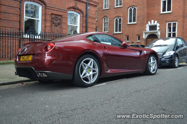 Ferrari 599GTB spotted in London, United Kingdom