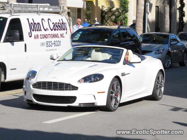 Aston Martin DBS spotted in Palm Beach, Florida