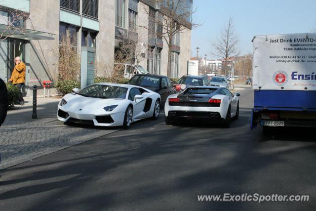 Lamborghini Aventador spotted in Berlin, Germany