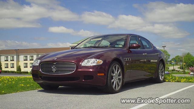 Maserati Quattroporte spotted in Hershey, Pennsylvania