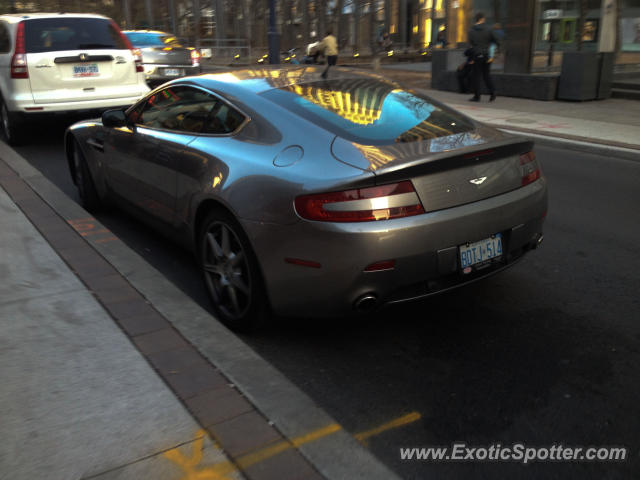 Aston Martin Vantage spotted in Toronto, Canada