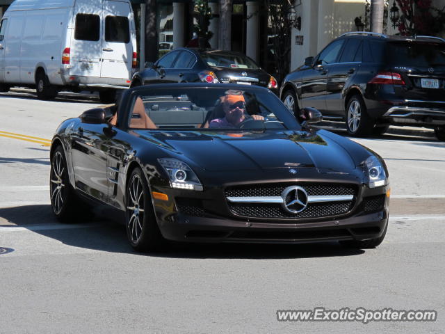 Mercedes SLS AMG spotted in Palm Beach, Florida