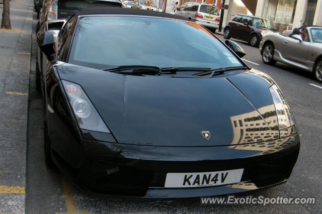 Lamborghini Gallardo spotted in London, United Kingdom