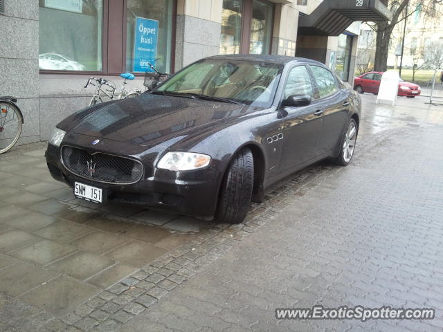 Maserati Quattroporte spotted in Stockholm, Sweden