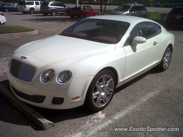 Bentley Continental spotted in Estero, Florida