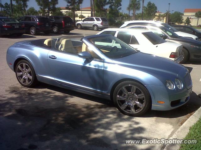 Bentley Continental spotted in Estro, Florida