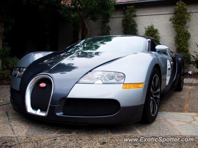 Bugatti Veyron spotted in Pebble Beach, California