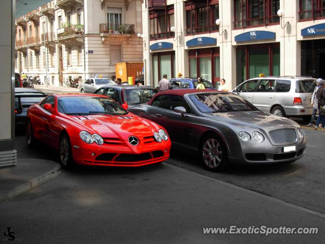 Mercedes SLR spotted in Geneva, Switzerland