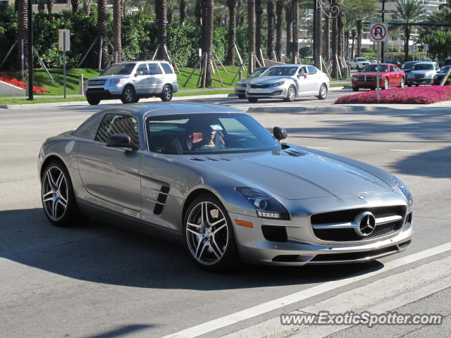 Mercedes SLS AMG spotted in Miami, Florida