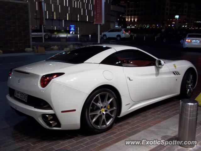 Ferrari California spotted in Dubai, United Arab Emirates