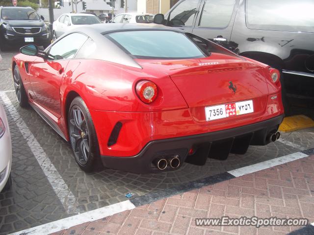 Ferrari 599GTB spotted in Dubai, United Arab Emirates