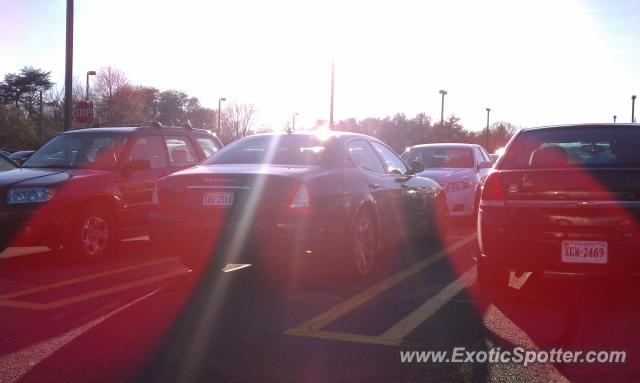 Maserati Quattroporte spotted in Burke , Virginia