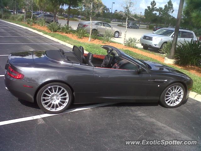 Aston Martin DB9 spotted in Estero, Florida