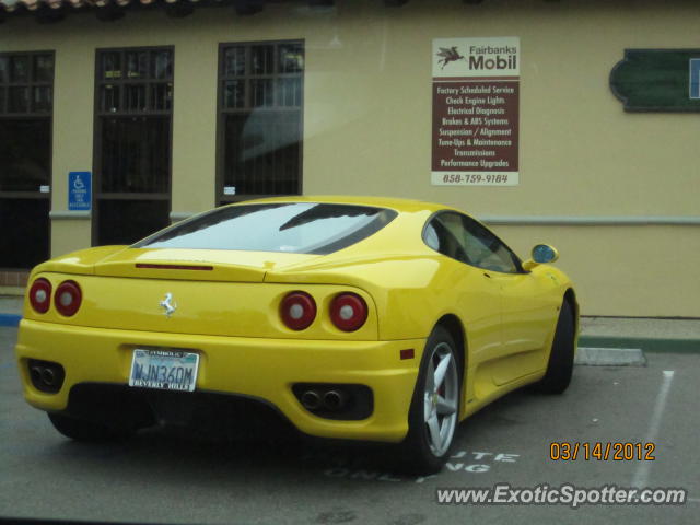 Ferrari 360 Modena spotted in Rancho Santa Fe, California