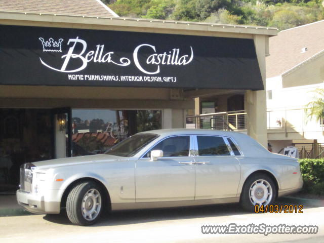 Rolls Royce Phantom spotted in Del Mar, California