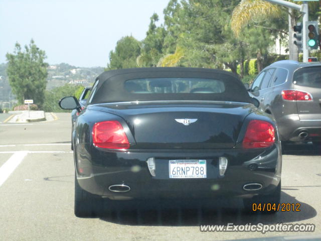 Bentley Continental spotted in Del Mar, California