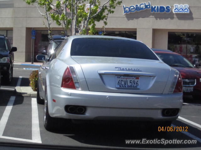 Maserati Quattroporte spotted in Del Mar, California