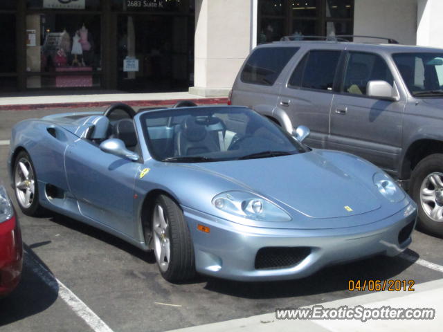 Ferrari 360 Modena spotted in Del Mar, California