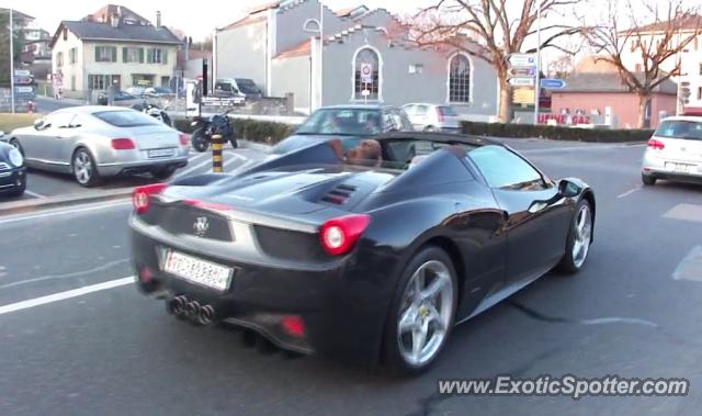 Ferrari 458 Italia spotted in Nyon, Switzerland