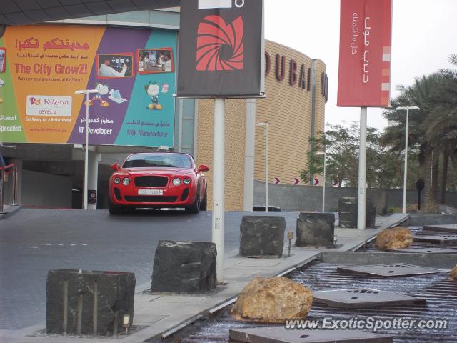 Bentley Continental spotted in Dubai, United Arab Emirates