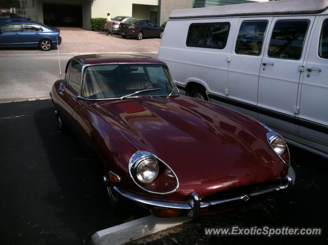 Jaguar E-Type spotted in Ft. Lauderdale, Florida