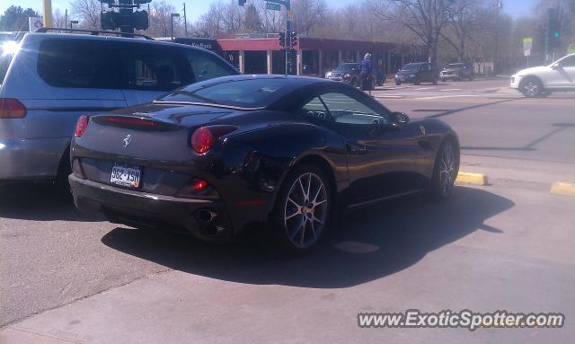 Ferrari California spotted in Denver, Colorado