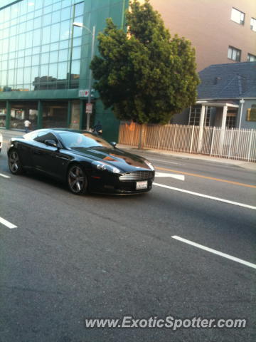 Aston Martin DB9 spotted in Los Angeles, United States