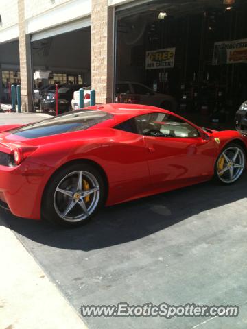 Ferrari 458 Italia spotted in Dallas, The Colony, Texas