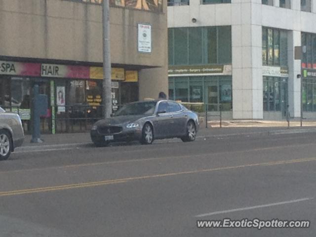 Maserati Quattroporte spotted in Toronto, Canada