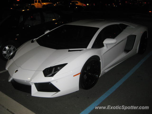 Lamborghini Aventador spotted in Bethlehem, Pennsylvania