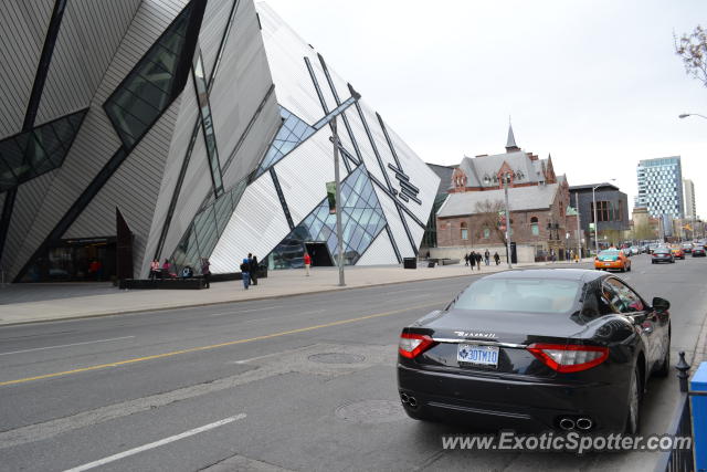 Maserati GranTurismo spotted in Toronto, Canada