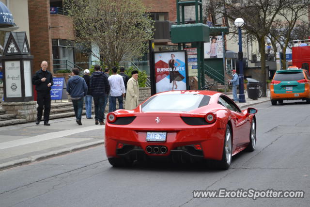 Ferrari 458 Italia spotted in Toronto, Canada