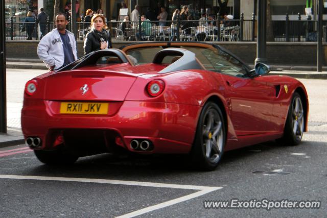 Ferrari 599GTB spotted in London, United Kingdom