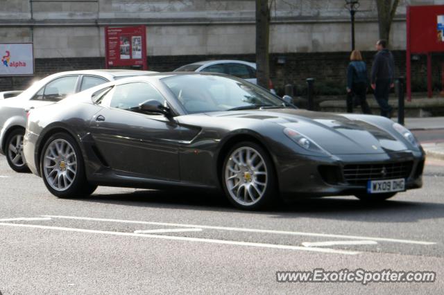 Ferrari 599GTB spotted in London, United Kingdom