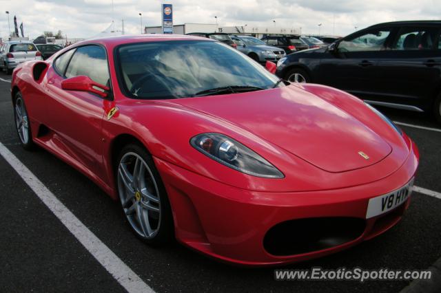 Ferrari F430 spotted in Silverstone, United Kingdom