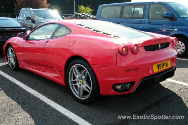 Ferrari F430 spotted in Silverstone, United Kingdom